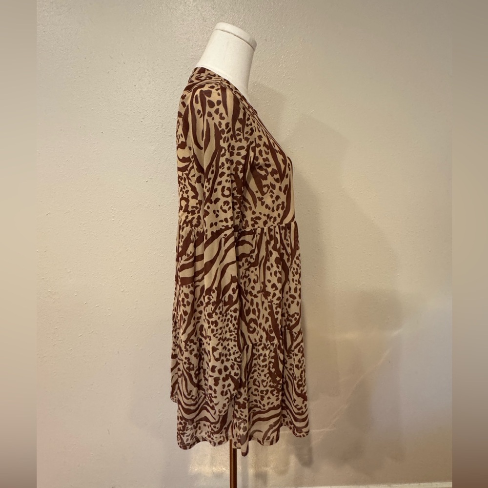 AFRM Animal Print Mini Dress - Picture 5 of 6